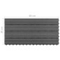 vidaXL Baldosas 6 unidades WPC gris 1m² 60x30 cm