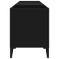 vidaXL Mueble para discos madera contrachapada negro 121x38x48 cm vidaXL Mueble para discos madera contrachapada negro 121x38x48 cm