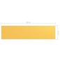 vidaXL Toldo para balcón tela oxford amarillo 75x300 cm