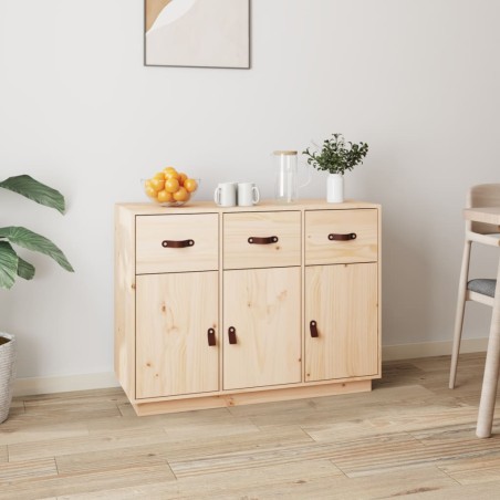 vidaXL Aparador madera maciza de pino 100x40x75 cm