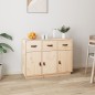 vidaXL Aparador madera maciza de pino 100x40x75 cm vidaXL Aparador madera maciza de pino 100x40x75 cm