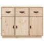 vidaXL Aparador madera maciza de pino 100x40x75 cm vidaXL Aparador madera maciza de pino 100x40x75 cm