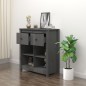 vidaXL Aparador de madera maciza de pino gris 70x35x80 cm vidaXL Aparador de madera maciza de pino gris 70x35x80 cm