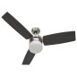 vidaXL Ventilador de techo con luz con mando marrón oscuro 108 cm vidaXL Ventilador de techo con luz con mando marrón oscuro 108 cm