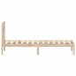 vidaXL Estructura de cama madera maciza de pino 100x200 cm