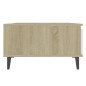 vidaXL Mesa de centro madera contrachapada blanco y roble 90x60x35 cm vidaXL Mesa de centro madera contrachapada blanco y roble 90x60x35 cm