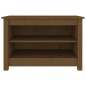 vidaXL Banco zapatero madera maciza de pino marrón miel 70x38x45,5cm vidaXL Banco zapatero madera maciza de pino marrón miel 70x38x45,5cm