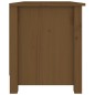 vidaXL Banco zapatero madera maciza de pino marrón miel 70x38x45,5cm vidaXL Banco zapatero madera maciza de pino marrón miel 70x38x45,5cm