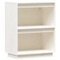 vidaXL Mesa consola de madera maciza de pino blanco 60x34x75 cm vidaXL Mesa consola de madera maciza de pino blanco 60x34x75 cm