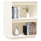 vidaXL Mesa consola de madera maciza de pino blanco 60x34x75 cm vidaXL Mesa consola de madera maciza de pino blanco 60x34x75 cm