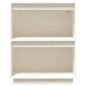vidaXL Mesa consola de madera maciza de pino blanco 60x34x75 cm vidaXL Mesa consola de madera maciza de pino blanco 60x34x75 cm
