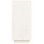 vidaXL Mesa consola de madera maciza de pino blanco 60x34x75 cm vidaXL Mesa consola de madera maciza de pino blanco 60x34x75 cm