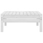 vidaXL Conjunto de muebles de jardín 3 pzas madera maciza pino blanco vidaXL Conjunto de muebles de jardín 3 pzas madera maciza pino blanco