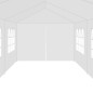 vidaXL Marquesina de jardín 3x12 m blanca vidaXL Marquesina de jardín 3x12 m blanca