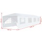 vidaXL Marquesina de jardín 3x12 m blanca vidaXL Marquesina de jardín 3x12 m blanca