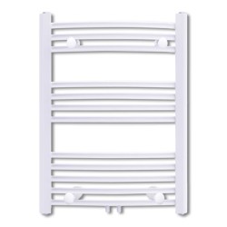 vidaXL Radiador toallero de baño con rieles curvados 500 x 764 mm 