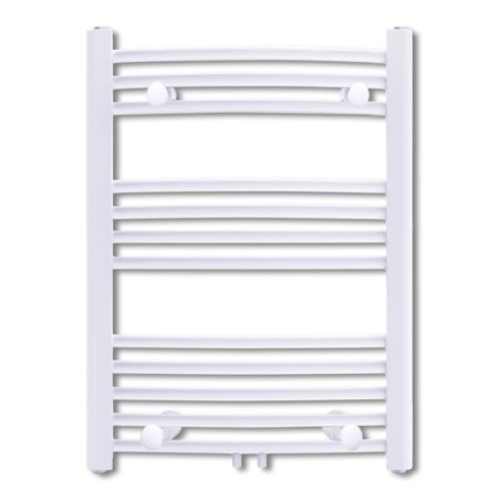 vidaXL Radiador toallero de baño con rieles curvados 500 x 764 mm 