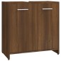 vidaXL Armario de baño madera contrachapada marrón roble 60x33x60 cm vidaXL Armario de baño madera contrachapada marrón roble 60x33x60 cm