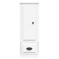 vidaXL Aparador alto madera contrachapada blanco 36x35,5x103,5 cm vidaXL Aparador alto madera contrachapada blanco 36x35,5x103,5 cm