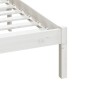 vidaXL Estructura de cama madera maciza de pino blanco 120x200 cm vidaXL Estructura de cama madera maciza de pino blanco 120x200 cm