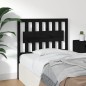 vidaXL Cabecero de cama madera maciza de pino negro 95,5x4x100 cm vidaXL Cabecero de cama madera maciza de pino negro 95,5x4x100 cm