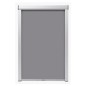 vidaXL Persiana enrollable opaca gris MK04