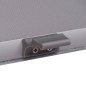 vidaXL Persiana enrollable opaca gris MK04