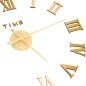 vidaXL Reloj 3D de pared con diseño moderno dorado 100 cm XXL vidaXL Reloj 3D de pared con diseño moderno dorado 100 cm XXL
