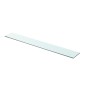 vidaXL Panel de estante vidrio claro 90x12 cm vidaXL Panel de estante vidrio claro 90x12 cm