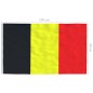 vidaXL Bandera de Bélgica 90x150 cm
