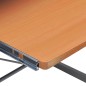 vidaXL Escritorio de esquina madera contrachapada marrón 132x112x99 cm vidaXL Escritorio de esquina madera contrachapada marrón 132x112x99 cm
