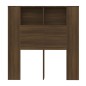 vidaXL Armario cabecero marrón roble 100x18,5x104,5 cm vidaXL Armario cabecero marrón roble 100x18,5x104,5 cm