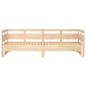 vidaXL Sofá cama extraíble madera maciza de pino 2x(90x200) cm
