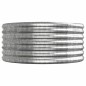 vidaXL Jardinera arriate acero recubrimiento polvo plata 368x80x36 cm vidaXL Jardinera arriate acero recubrimiento polvo plata 368x80x36 cm