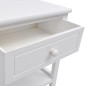 vidaXL Mesitas de noche 2 unidades madera blanca vidaXL Mesitas de noche 2 unidades madera blanca