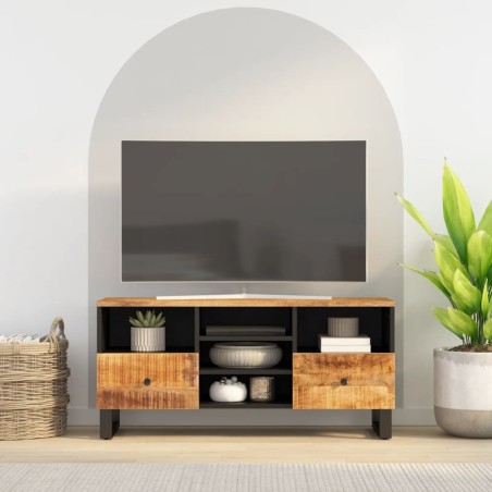 vidaXL Mueble de TV madera mango y madera de ingeniería 100x33x46 cm