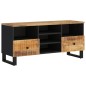 vidaXL Mueble de TV madera mango y madera de ingeniería 100x33x46 cm