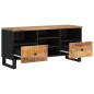 vidaXL Mueble de TV madera mango y madera de ingeniería 100x33x46 cm