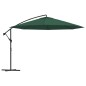 vidaXL Sombrilla voladiza 3,5 m verde vidaXL Sombrilla voladiza 3,5 m verde