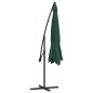vidaXL Sombrilla voladiza 3,5 m verde vidaXL Sombrilla voladiza 3,5 m verde
