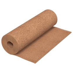 vidaXL Rollo de corcho 100x500 cm 8 mm