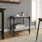 vidaXL Mueble para TV contrachapada y acero gris Sonoma 40x33x41 cm