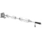 vidaXL Espetón para asados y barbacoa con motor acero 1000 mm vidaXL Espetón para asados y barbacoa con motor acero 1000 mm