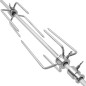 vidaXL Espetón para asados y barbacoa con motor acero 1000 mm vidaXL Espetón para asados y barbacoa con motor acero 1000 mm