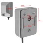 vidaXL Espetón para asados y barbacoa con motor acero 1000 mm vidaXL Espetón para asados y barbacoa con motor acero 1000 mm