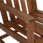 vidaXL Sillones de jardín 2 uds madera acacia maciza vidaXL Sillones de jardín 2 uds madera acacia maciza
