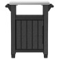 Keter Mesa multifuncional de jardín BBQ Unity clásica look madera Keter Mesa multifuncional de jardín BBQ Unity clásica look madera