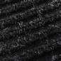 Alfombra de entrada de PVC negra, 120 x 180 cm