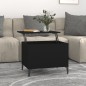 vidaXL Mesa de centro madera contrachapada negro 60x44,5x45 cm vidaXL Mesa de centro madera contrachapada negro 60x44,5x45 cm