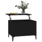 vidaXL Mesa de centro madera contrachapada negro 60x44,5x45 cm vidaXL Mesa de centro madera contrachapada negro 60x44,5x45 cm
